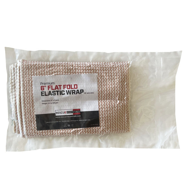 Rescue Essentials-Premium Elastic Wrap, 5 Yds Flat Folded-MedTech-3